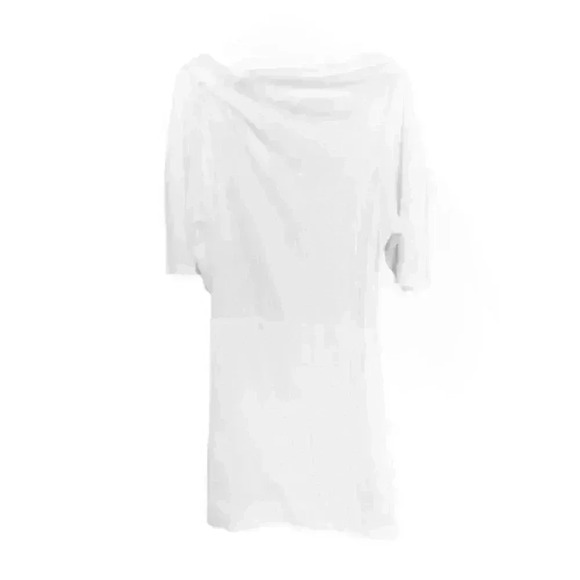 IRO Womens Palmero 3/4 Sleeve Boat Neck Mini Dress in White. Size Small - Picture 7 of 13